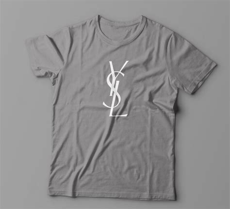 ysl logo t shirt women's|ysl graphic tees.